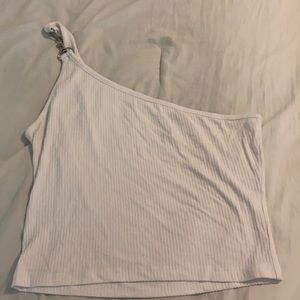 Emma & Sam One Shoulder Crop Top